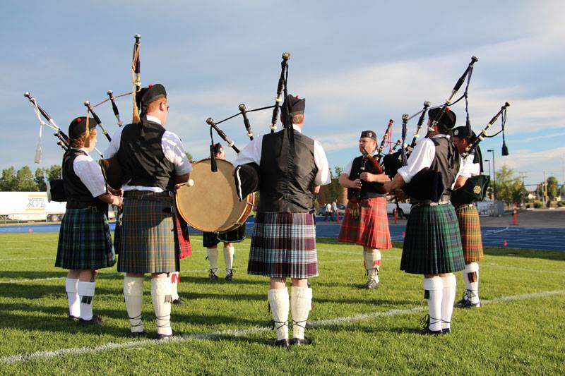 Airdrie Scots Pipes and Drums pipe section recorded a few tunes today